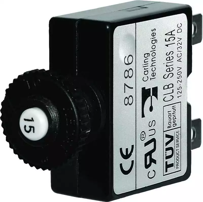 Must-Have Disjoncteur unipolaire 15A push button