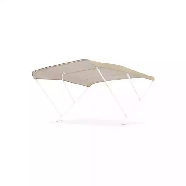 Vente Directe Bimini 3 arceaux Beige Hauteur 110 cm Longueur 175 cm Largeur 170 cm