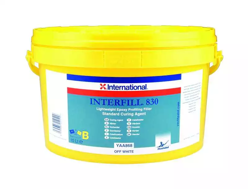 Promotion Interfill 830 durcisseur standard 2.5L coque en acier aluminium et composite