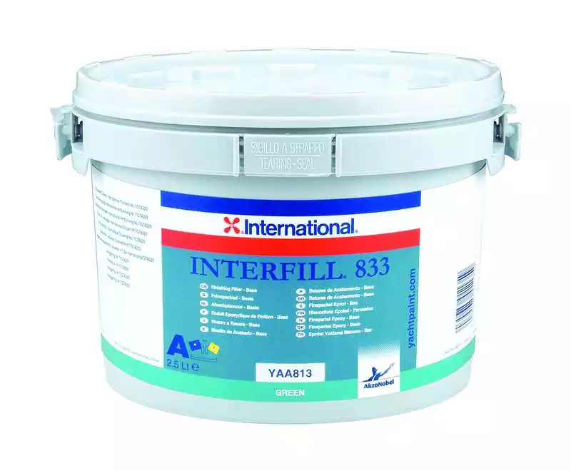 Interfill 833 base Enduit 2.5L Solution A enduit de finition facilement ponçable Meilleur Prix