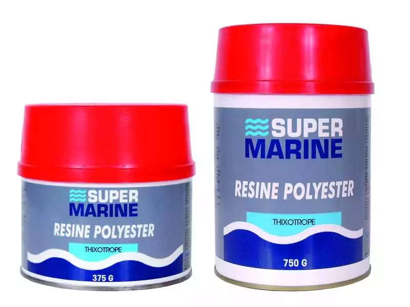 Résine polyester 750grs orthophtalique pré-accélérée et thixotropée Usine Directe