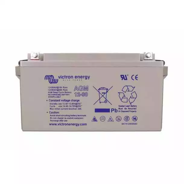 Batterie AGM Deep cycle 12V 90Ah sans entretien Affaire À Saisir