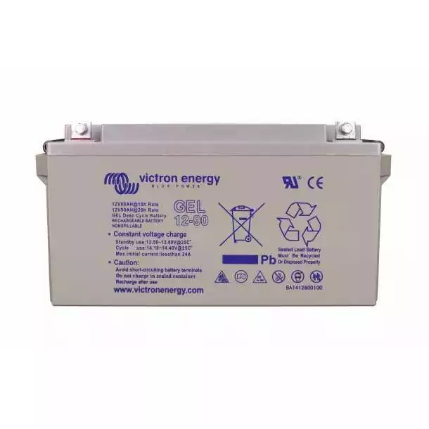 Seulement Aujourd'hui Batterie Victron GEL Deep cycle 12V 90Ah 350 x 167 x 183mm