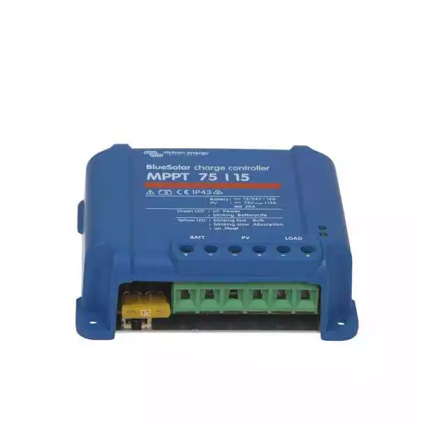 Régulateur contrôleurs de charge solaire 12/24V 15A BlueSolar MPPT 75/15 Retour Gratuit