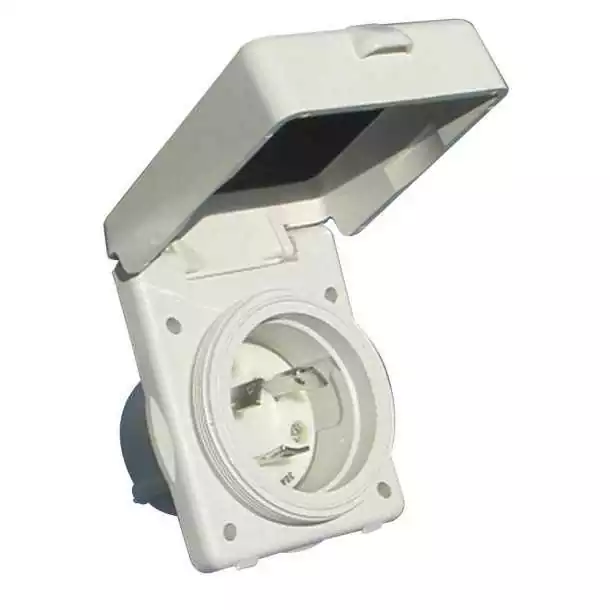 Top Vente Socle HBL332 mâle composite blanc 230V 32A pour tableau arrière