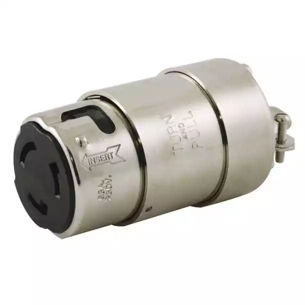 Meilleur Prix Prise HBL363CRC laiton nickelé femelle 230V 63A