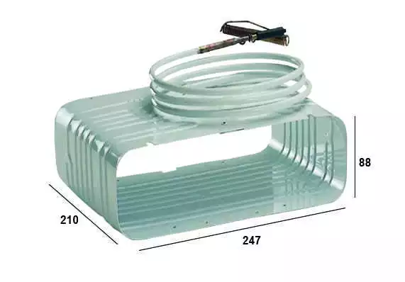 Affaire À Saisir Evaporateur à caisson S8 raccords rapides 247x210x88mm