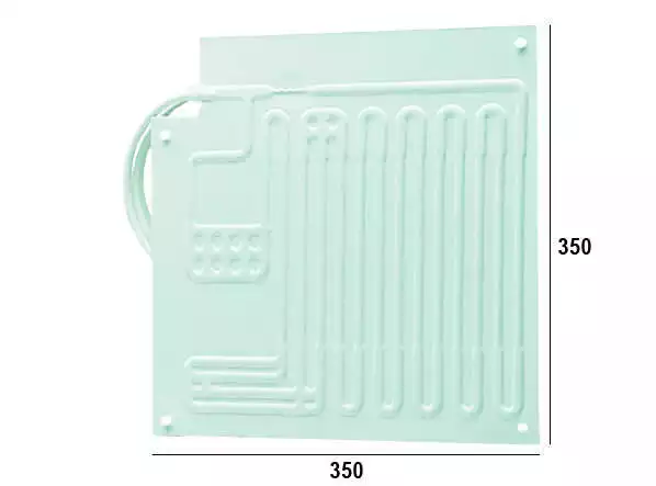 Seulement Aujourd'hui Evaporateur à plaque plat 130L PT4 raccords rapides 350x350mm