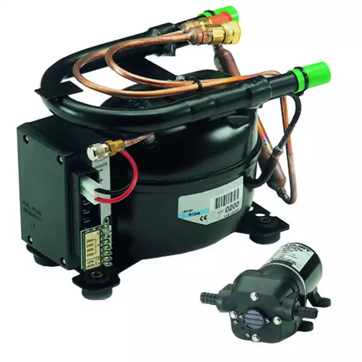 Groupe froid ND50 H2O 12/24V Horizontal avec raccords rapides Offre Du Jour