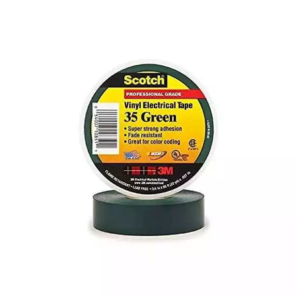SCOTCH 3M TYPE 35 VERT 19MMX20M Achat Immédiat