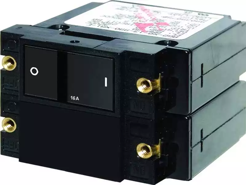 Disjoncteur magnétique Serie A Flatroc 15A bipolaire Haute Qualité
