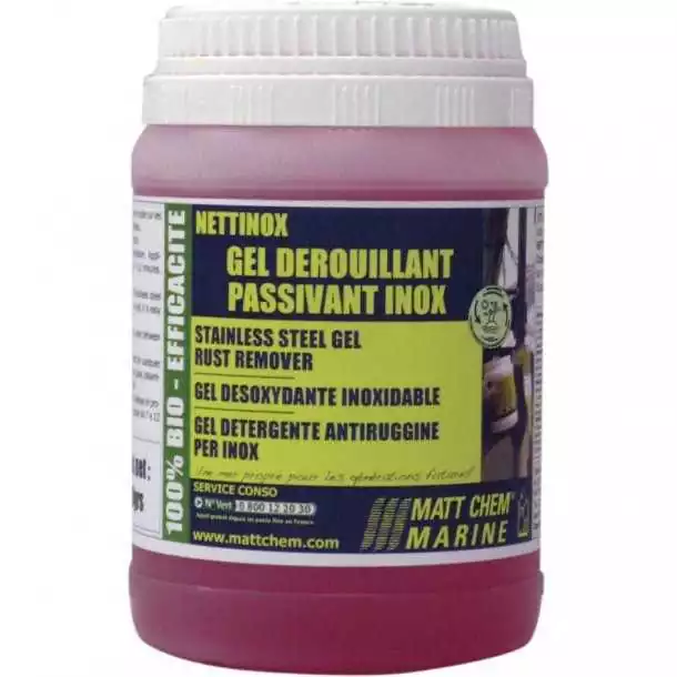 Dernier Modèle Nettinox derouillant gel 1L anti rouille