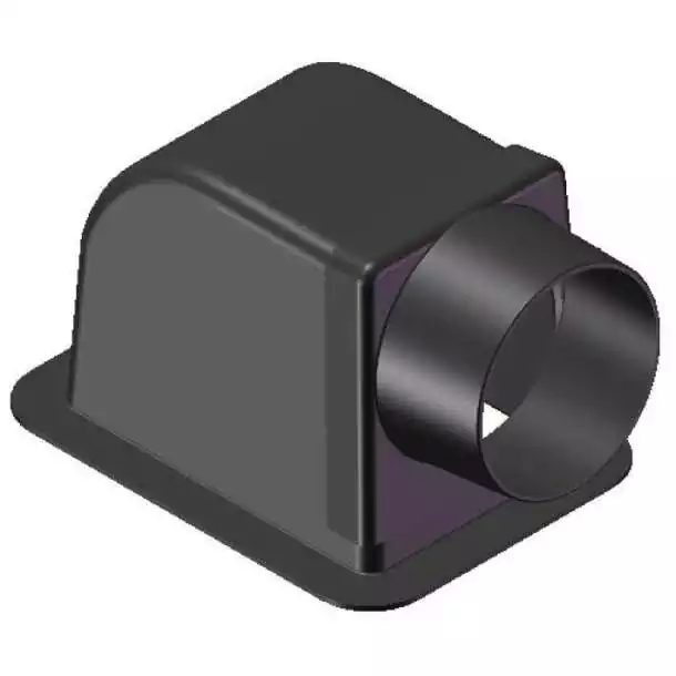 Nouvel Arrivage Boîte à bouche pour climatisation sortie coudé 254 x 102mm sortie 102mm