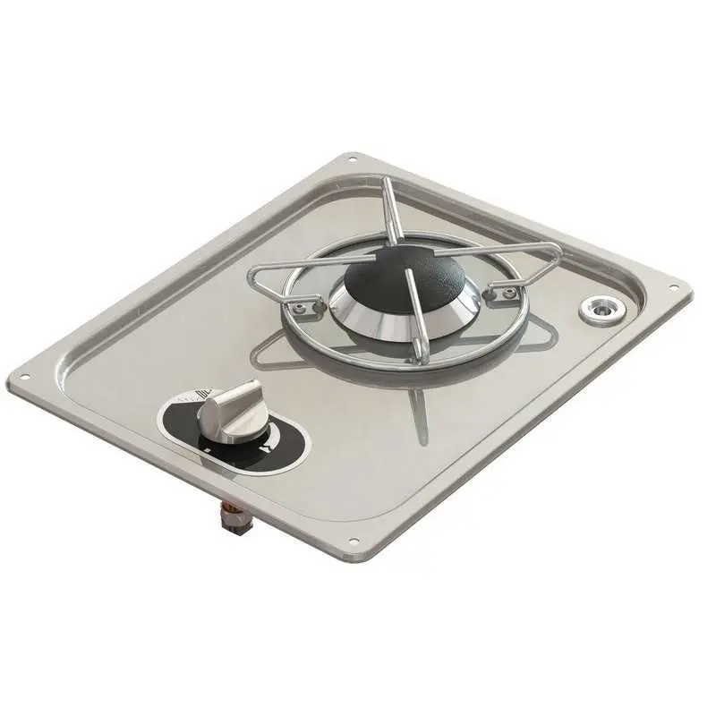 Table de cuisson gaz inox encastrable 1 feu 323 x 263 mm Paiement Sécurisé