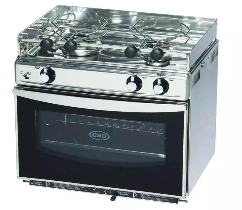 Nouveauté Cuisinière 3 feux avec four Grand large inox
