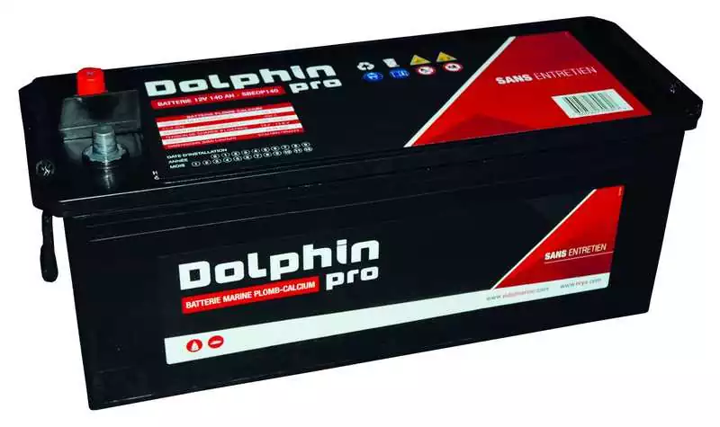 Must-Have Batterie 12V Dolphin PRO 225A dimensions 513 X 275 X 247mm