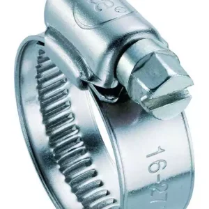 10 colliers inox W5 bande pleine 40-60mm Largeur 12mm Vendu par 10 Usine Directe