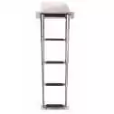 Marque Echelle télescopique 4 marches inox rétractable Longueur dépliée 1150mm