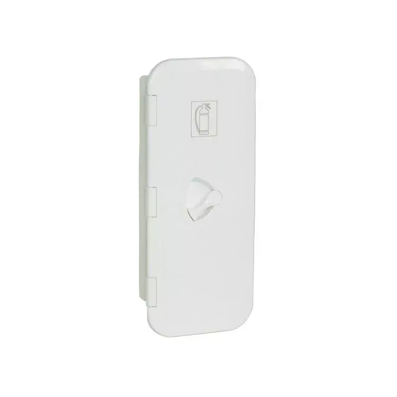 Soldes Coffre en ABS blanc extincteur 1 Kg avec serrure dimensions 410 x 170 x 120 mm
