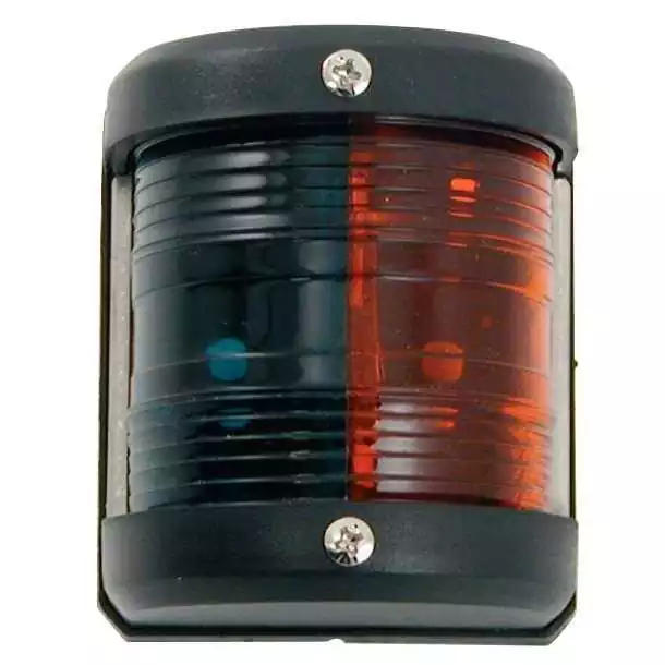 Feu de navigation 76mm noir - bicolore vert rouge Pas Cher