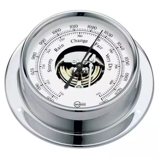 Retour Gratuit Baromètre inox poli Regatta 100 diamètre 100mm