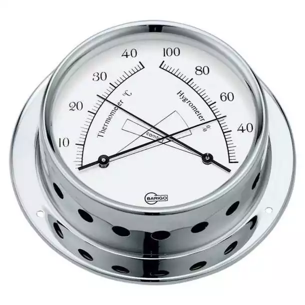 Offre Spéciale Thermometre Hygrometre inox poli diamètre 100mm