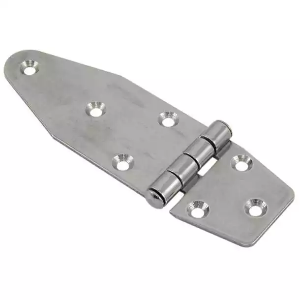 Charnière semi-ovale inox axe imperdable 130x40mm lot de 2 Acheter Direct