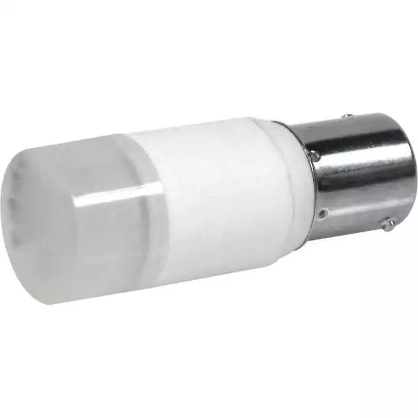 Petit Prix Ampoule BA15S 8-15V 2W 1 LED blanc froid 54,8x19,7mm