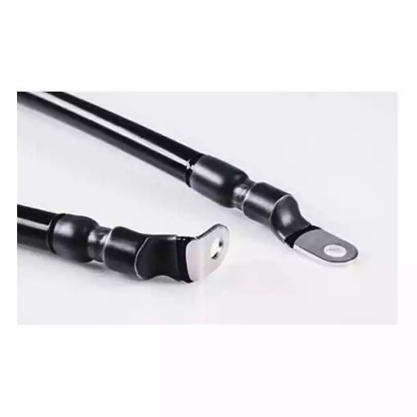 Promotion GAINE 1.6/0.8mm noire Longueur 1m vendu par 25