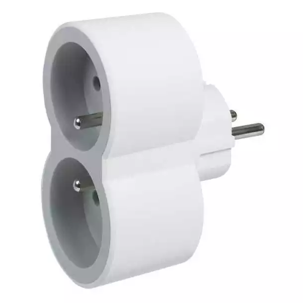 Achetez Aujourd'hui Biplite 2x2 poles avec terre Fiche multiprise