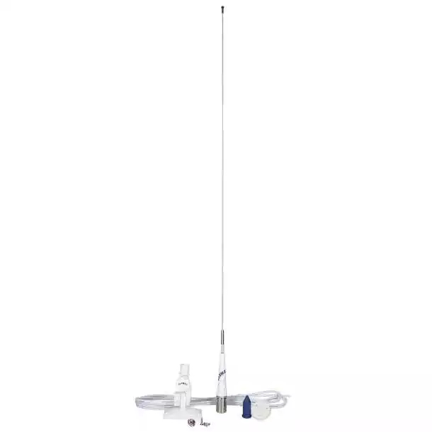 Antenne VHF RA106SLSSB18 3db inox 0,90m avec câble 18m pour voilier Expédié Aujourd'hui