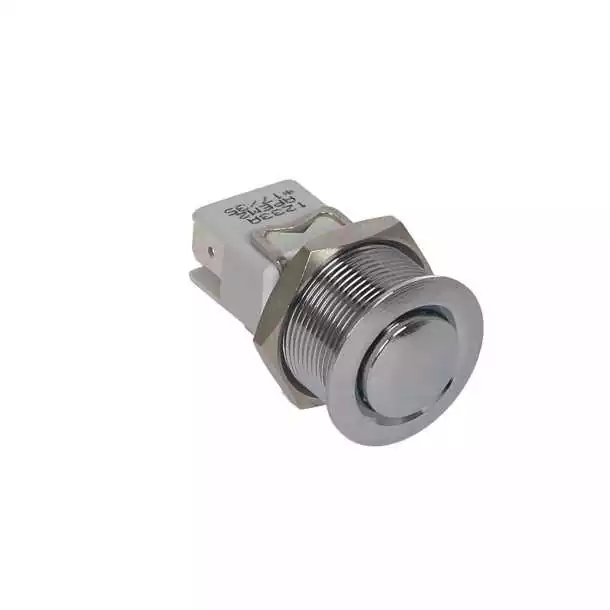 Populaire Bouton poussoir mon-off chromé Vendu par 20