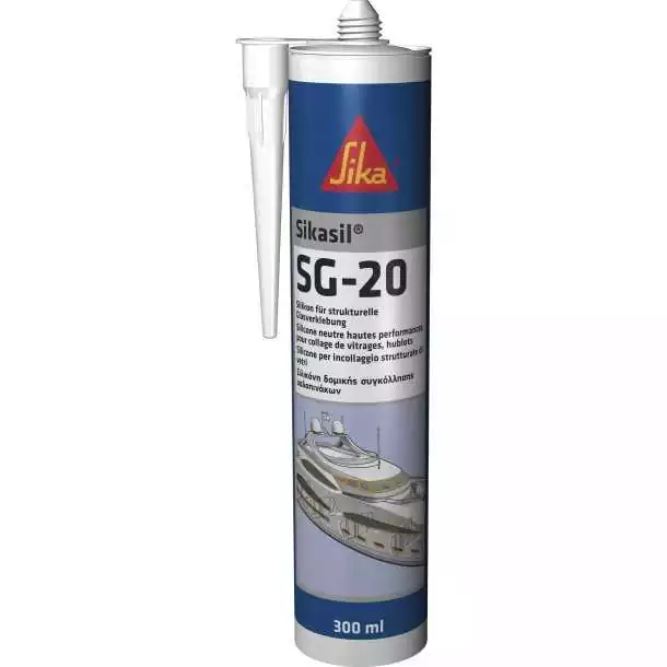 SG20 blanc 300ML collage et l‘étanchéité de vitrage Populaire