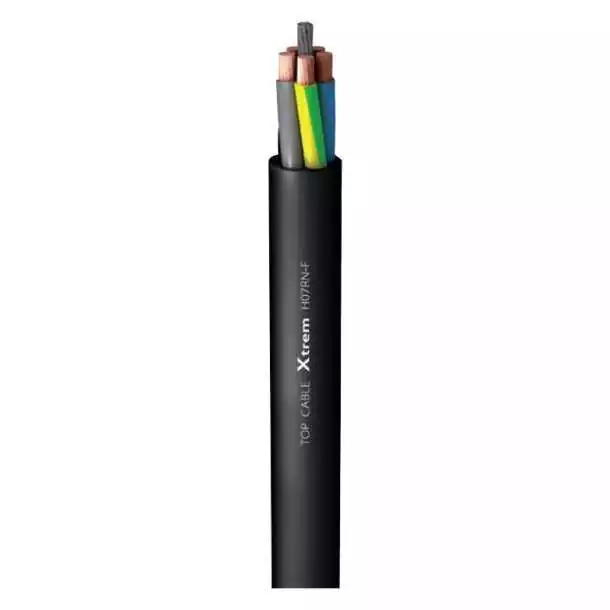 Nouveauté Câble électrique Xtrem H07RN-F 3G6mm² noir vendu par 50m
