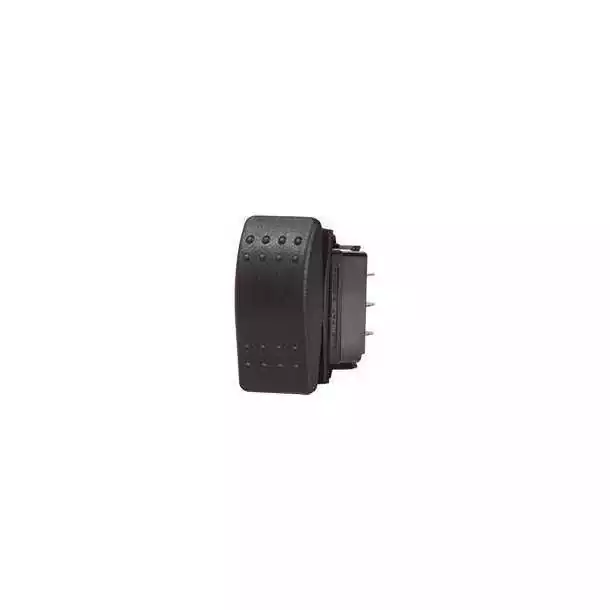 Interrupteur Contura II DPDT mom-off-mom noir Achat Immédiat