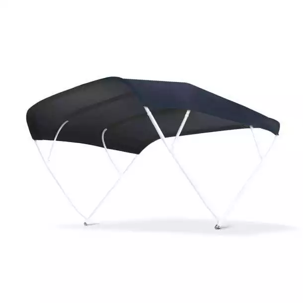 Solde Bimini Sixty Bleu 4 arceaux alu laqué blanc Longueur 252 cm Largeur 185cm