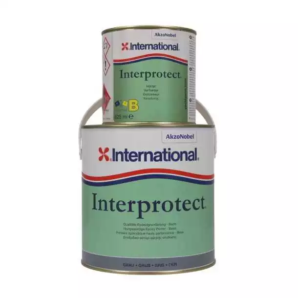 Seulement Aujourd'hui Interprotect gris 2.5L primaire époxydique à séchage rapide