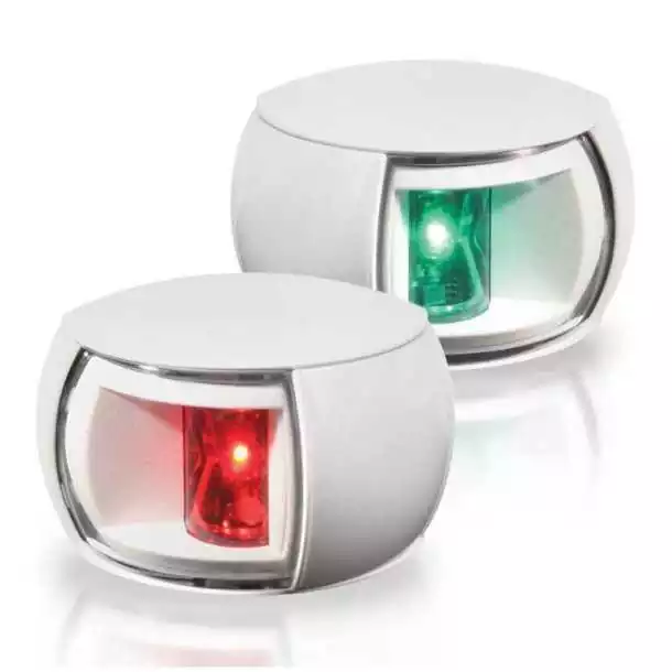 Haute Qualité Feux de navigation 112,5° rouge et vert 2mn blanc lentille transparente NaviLED