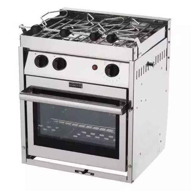 Force 10 gaz 2 feux Four Grill sur cardan Europe Compact Paiement Sécurisé