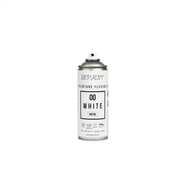 Bombe de peinture Blanc 9010 pour PVC vinyl néoprène et hypalon 400ML Marque