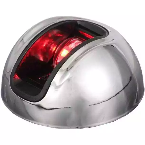 Feu de navigation vertical inox rouge LightArmor Satisfait Ou Remboursé