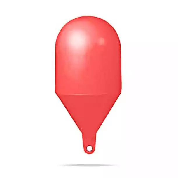 Bouée sphérique Rouge diamètre 600mm oeil 55mm Dernière Chance