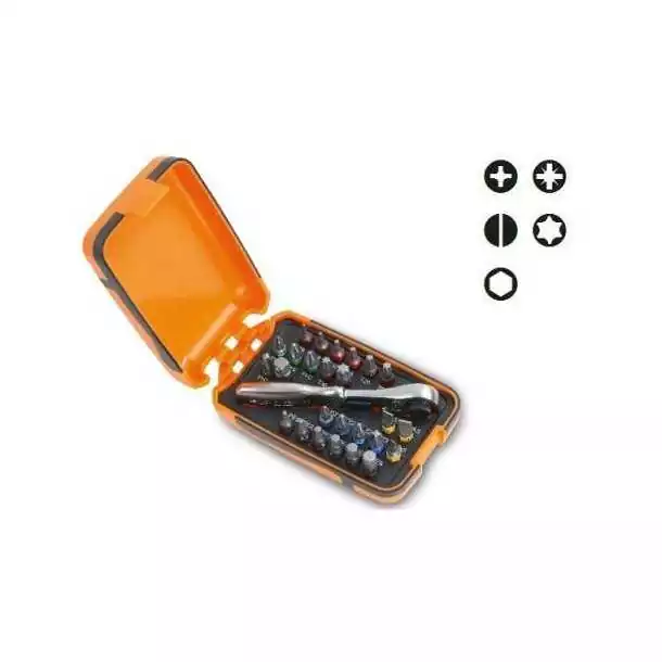 Coffret 25 embouts pour visseuse avec porte douille et cliquet Seulement Aujourd'hui