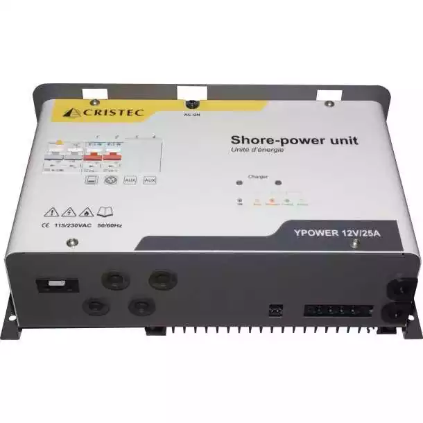 Unité d‘énergie YPOWER 12V 16A 2 départs - Chargeur batteries Distribution & Protection Pas Cher