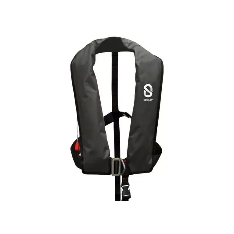 Gilet gonflable 170N XF auto avec harnais Noir Top Vente