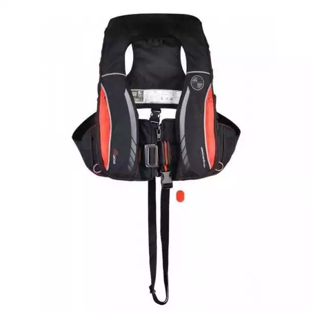 Offre Exclusive Gilet gonflable Sport Pro 170N ADV auto harnais Red/Black Carbon feu flash