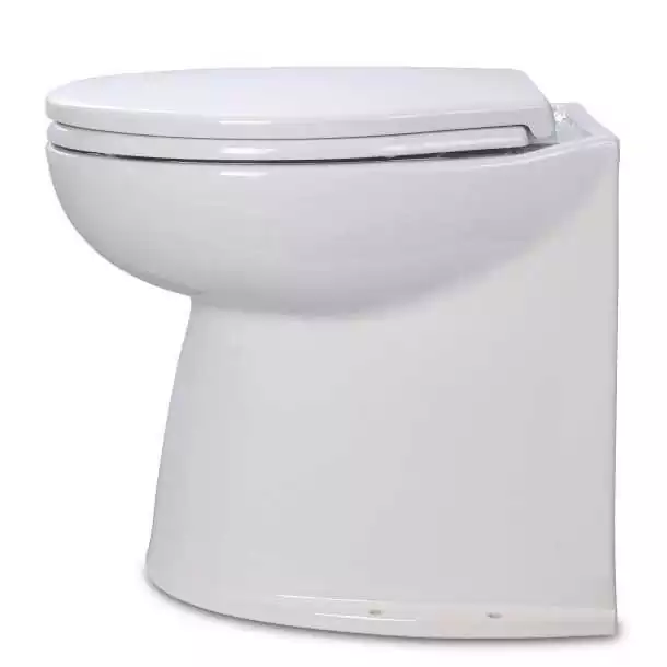 WC électrique Deluxe Flush droit 17‘‘ 24V avec electrovanne Offre Exclusive