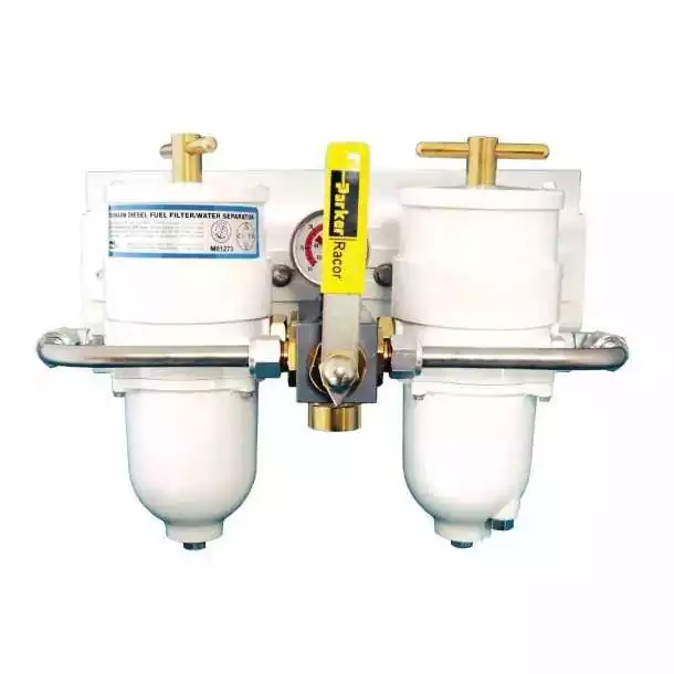 Dernier Modèle Préfiltre séparateur 500 Essence Gasoil double bol métal permutable 30µ