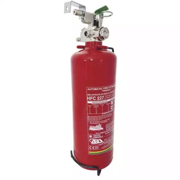 Extincteur automatique HFC 227 Firekill 1 kg – Installation fixe – Volume protégé 1,7 m³ Dernier Modèle