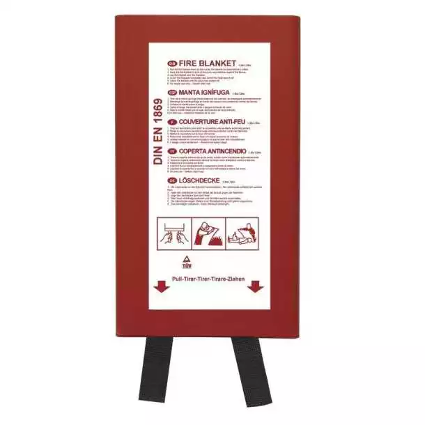 Couverture anti-feu dimensions 1,20 m x 1,20 m 100% fibre de verre Petit Prix